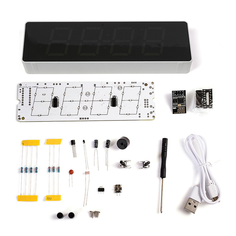 Esp8266 - Esp8266 Iot Kleurrijke Wifi Klok Kit