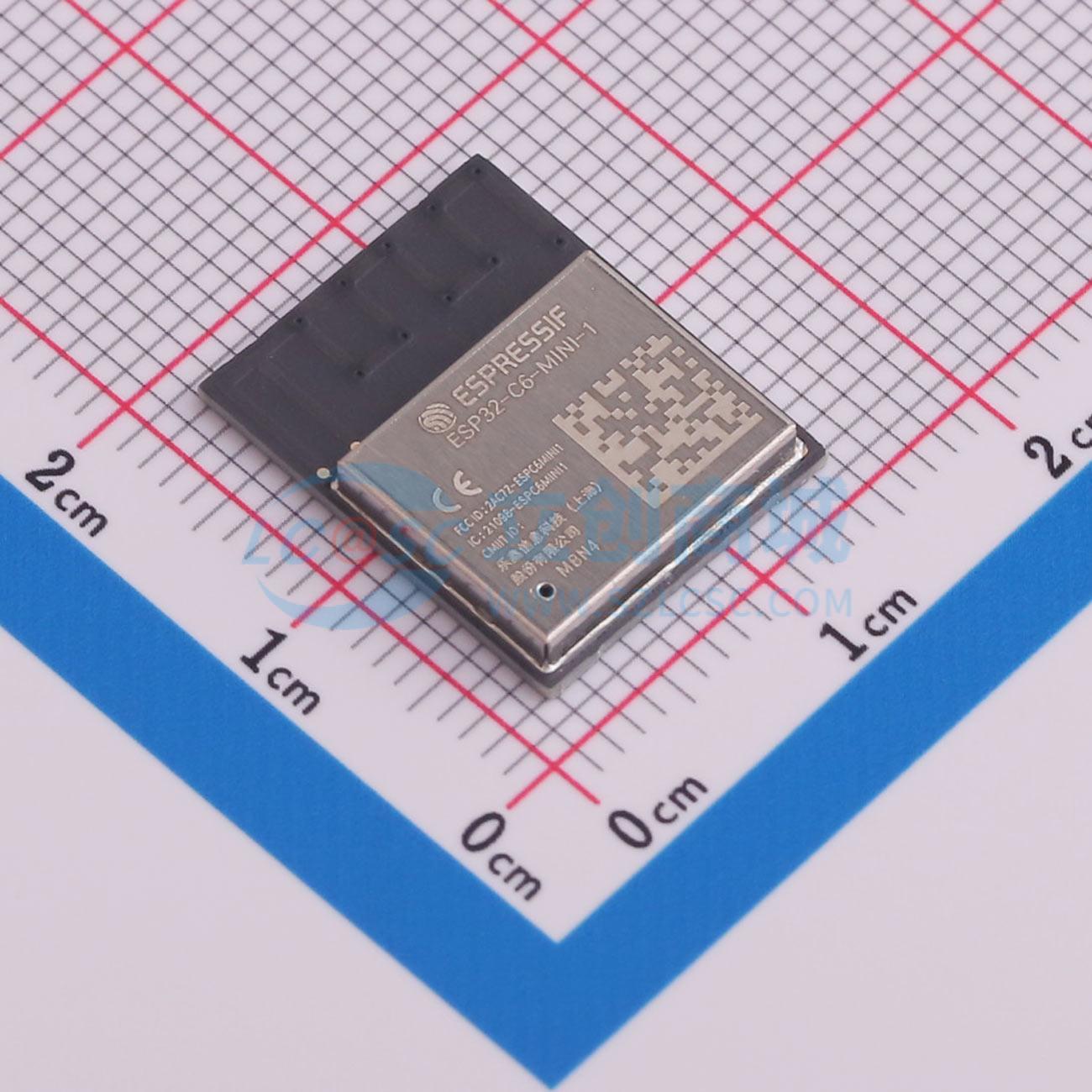 Esp32 Uart Module - 4 stks ESP32-C6-MINI-1-N4 SMD-53P ESP32-C6FH4 I2C