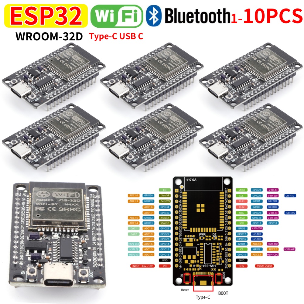 Esp32 Wifi Bluetooth Module - Development Board Module WiFi + Bluetooth-compatibel
