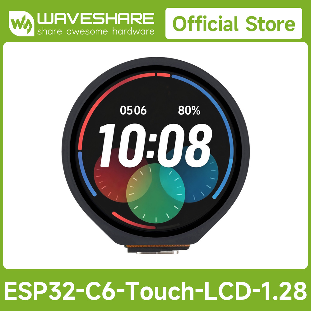 Esp32 Development Board - ESP32-C6 1.28 inch Touch LCD Display