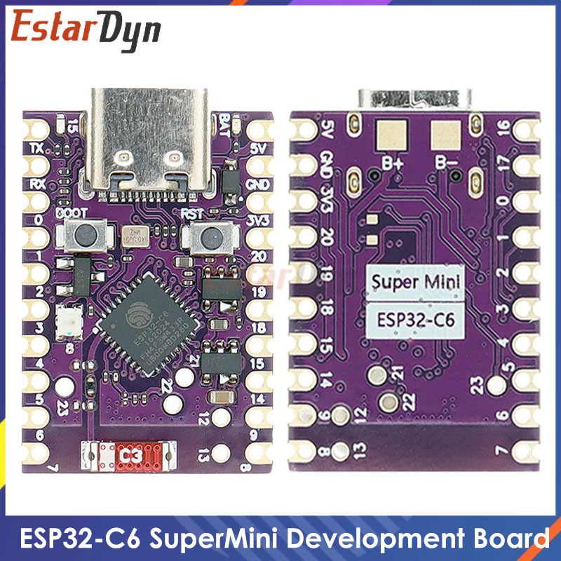 Esp32 Devkit - Estardyn ESP32-C6 SuperMini Ontwikkeling 4 MB