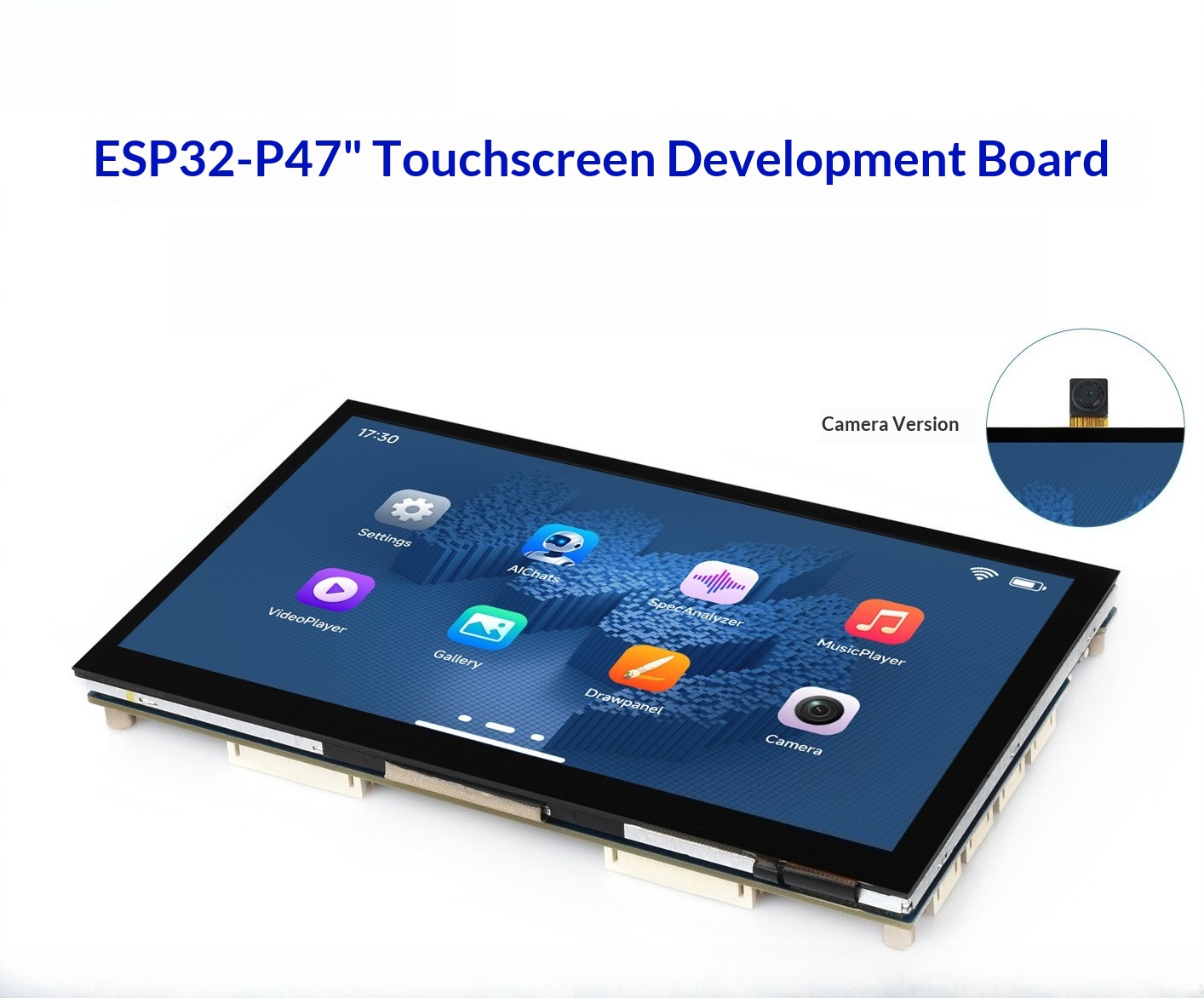 Esp32 P4 - ESP32-P4 ontwikkelbord met een 7-inch touchscreen,