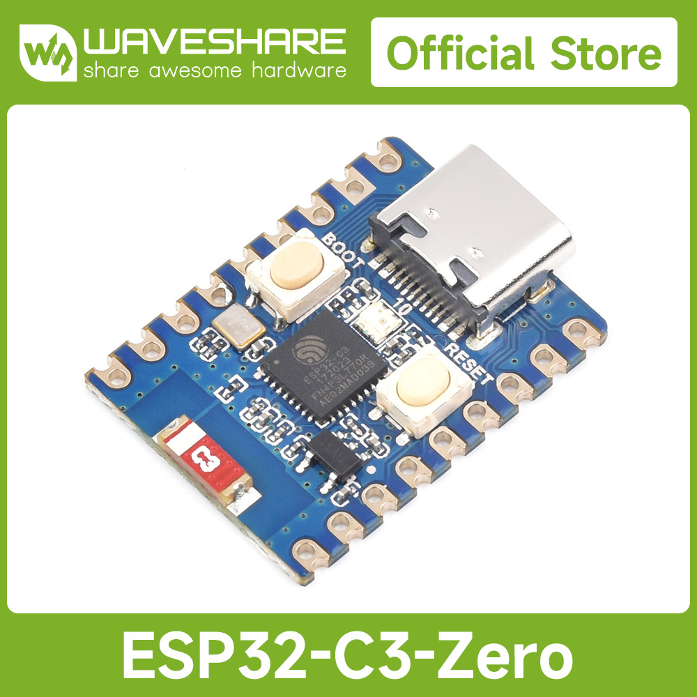 Esp32 C3 - Waveshare ESP32-C3 Zero Mini-ontwikkelbord, gebaseerd op