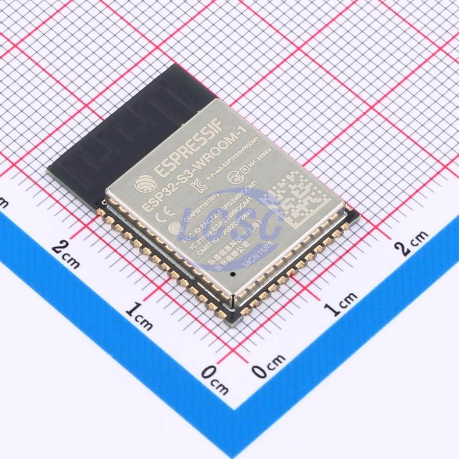 Esp32 Uart Module - 3 stuks ESP32-S3-WROOM-1-N16R8 SMD 25.5x18mm ESP32-S3R8