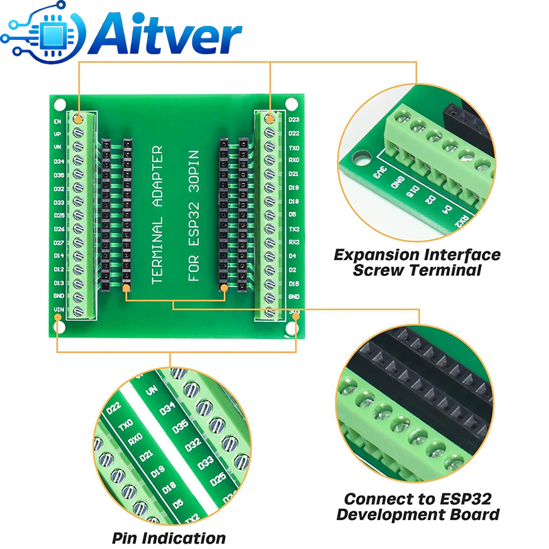 ESP32 30PIN uitbreidingskaart  - Esp32 Uart Module recensie en prijs
