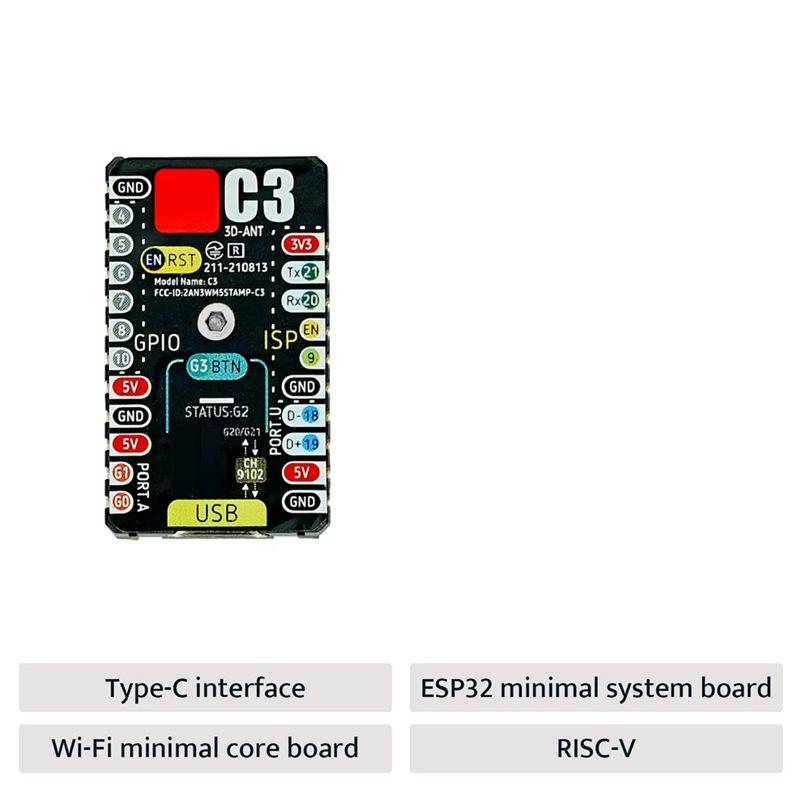 AS95-ESP32-C3 ontwikkelbord M5 - Esp32 Wifi Bluetooth Module recensie en prijs