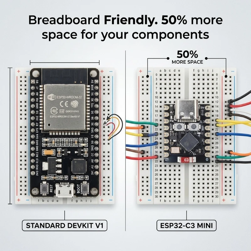 ESP32-C3 Supermini ontwikkelbo - Esp32 C3 recensie en prijs