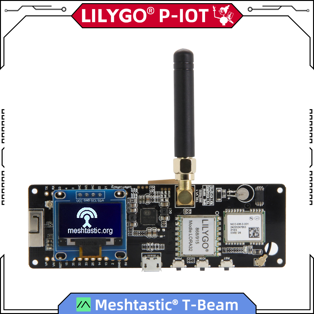 LILYGO® TTGO Meshtastic T-Beam - Espressif Esp32 recensie en prijs