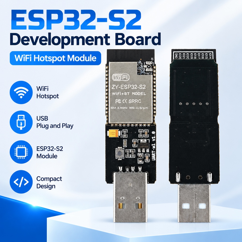 ESP32-S2 ontwikkelbord met WiF - Esp32 S2 recensie en prijs