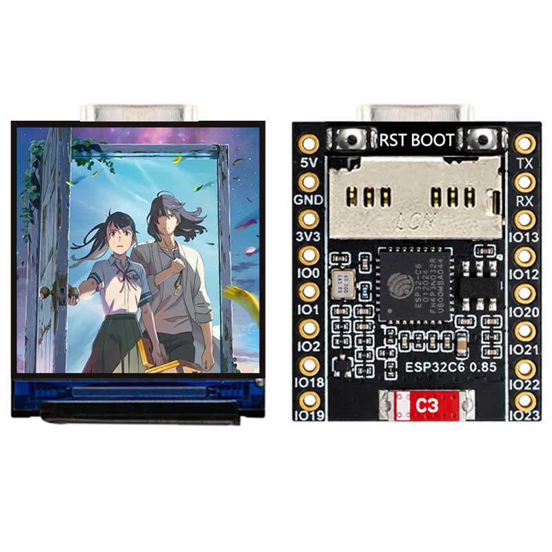 ESP32-C6 0,85 inch Display LCD - Esp32 C6 recensie en prijs