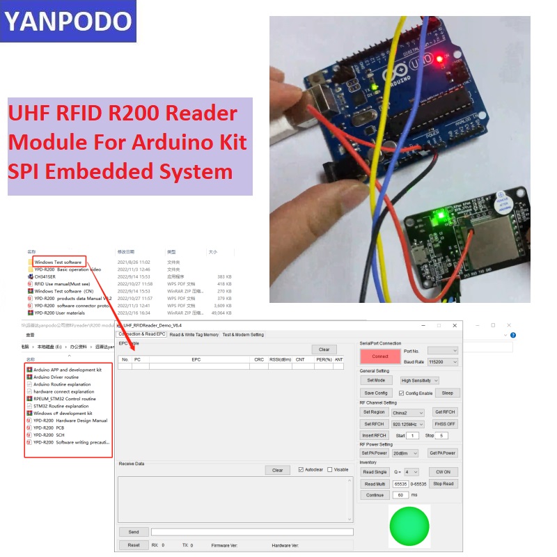 R200 Chip UHF RFID-lezermodule - Esp32 Uart Module recensie en prijs