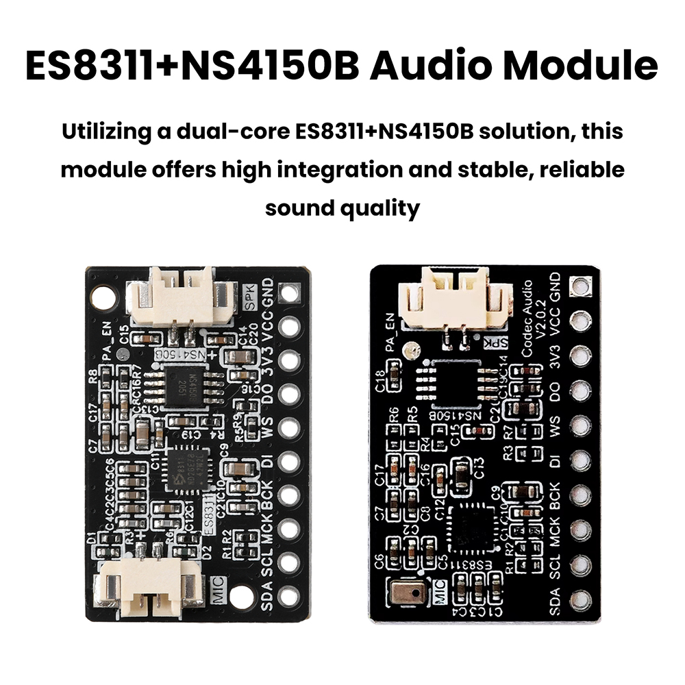 ES8311+NS4150B digitale audiov - Espressif Esp32 recensie en prijs